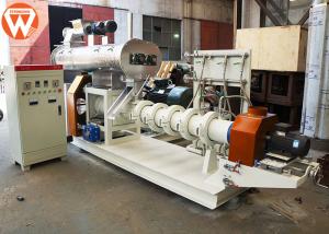Boiler Fish Feed Processing Machine , Wet Type Floating Fish Feed Making Machine