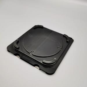 Single Wafer Storage Vacuum Plastic Trays Black Anti-Static Moisture Proof