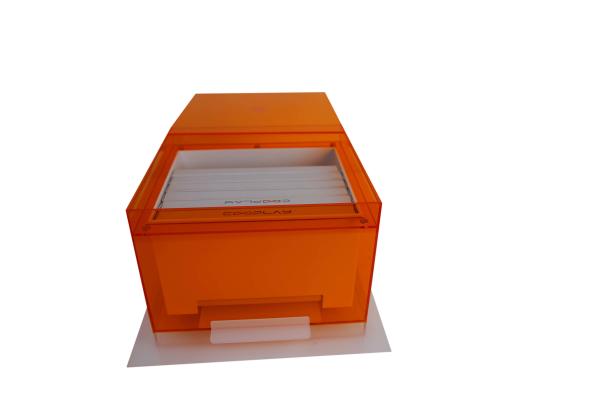 Cheap Pull Out Storage PDQ Display Box Portable Multiscene PMMA Material for sale