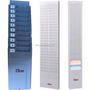 China Grey or White ABS Time Card Holder for TS10 Time Recorder Time Management Made Easy on sale