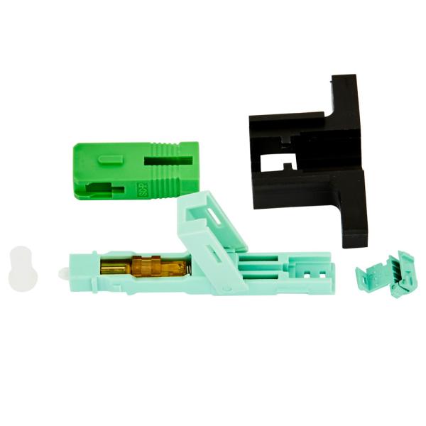 Cheap Embedded SC UPC Fiber Optic Fast assembly Connector apply for FTTH for sale
