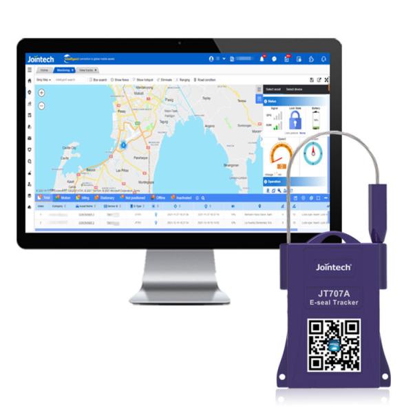 Cheap Electronic Container 2G GPS Tracking Padlock With 1500mAh Battery for sale