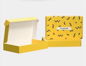 China Biodegradable Glossy Lamination Corrugated Paper Box Small Corrugated Shipping Boxes on sale