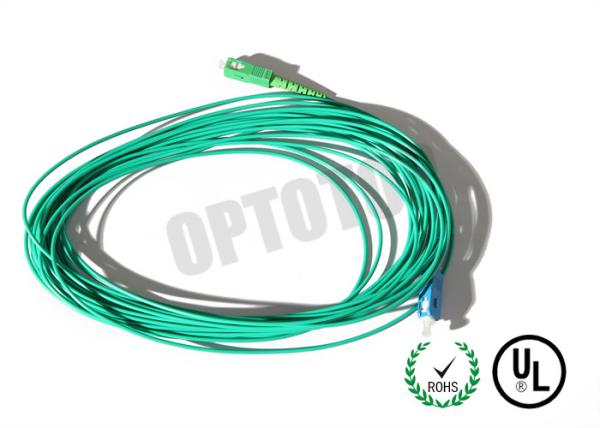 Cheap OEM Design Multimode Fiber Optic Patch Cord 1F TIGHT BUFFER SC SC Connector for sale