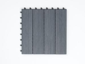 WPC Wood Plastic Composite Decking Flooring Tiles Traditional Design DIY Outdoor Interlock Co-Extrusion Decking