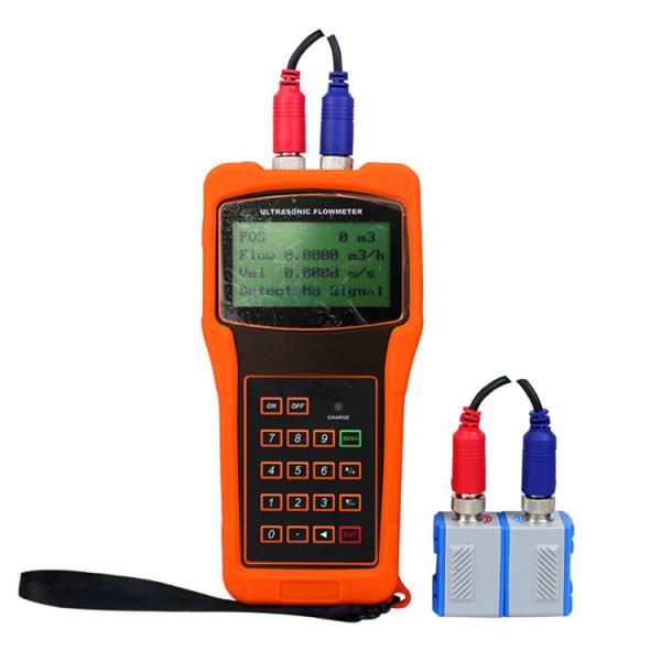 Cheap Portable Flowmeter / Totameter / Effusion Meter Handheld Ultrasonic Flow Meter Sensor for sale