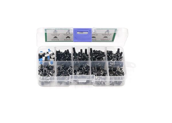 Cheap 10 Types Of 180 In-Line Mini Push Button Switches Electronic Button Kits for sale