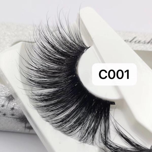 Cheap 30MM REAL MINK EYELASN OVERLENGTH HIGH QUALITY EYELASH for sale