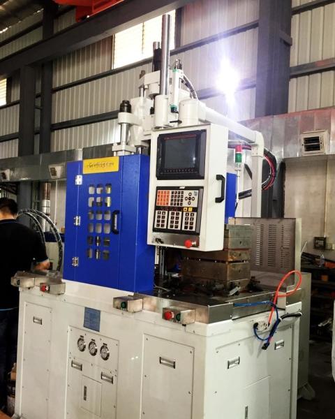 Cheap 120T Double Slide Table Vertical Injection Molding Machine For High Volume Production for sale