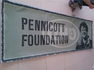 China Fence Custom Mesh Banners , Outdoor Event Banners Digital Printing on sale
