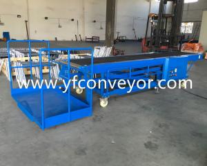 A Standing Platform of Factory Price Truck Loading Conveyor/Customizable Truck Loading Unloading conveyor