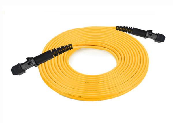 Cheap Pre - Terminated MTRJ Single Mode Fiber Patch Cord Two Cores Yellow Color for sale