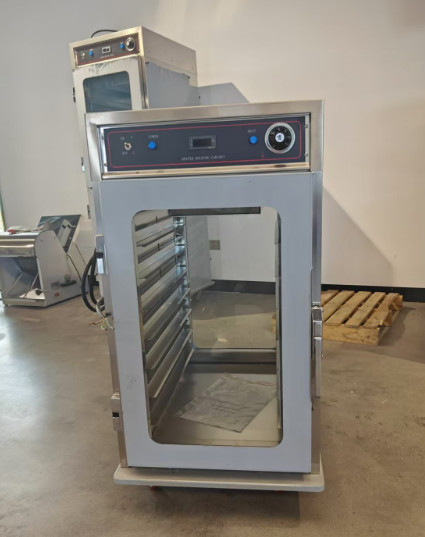 7 Trays Electric Glass Door Two Side Open Commercial Food Warmer Holding Cabinet