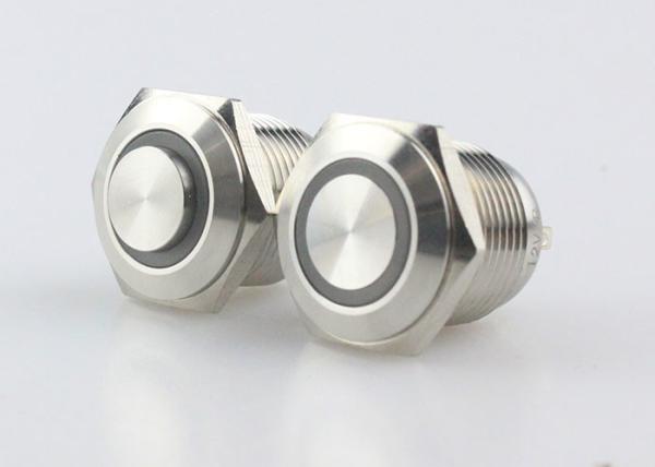 Cheap 16mm Illuminated  Lighted Push Button Switches Ring Symbol for sale