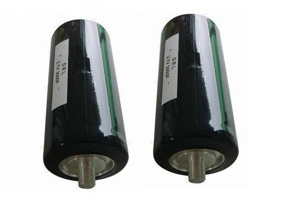 Cheap EDLC Electric Double Layer Capacitor 2.7V 3000F Super Capacitors With Threaded Terminal Low ESR Ultracapacitors for sale
