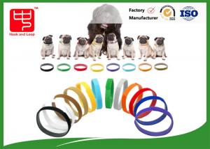 Best Puppy Id Collars Thin Hook And Loop Straps For Dog Pet , Color Distinguish wholesale