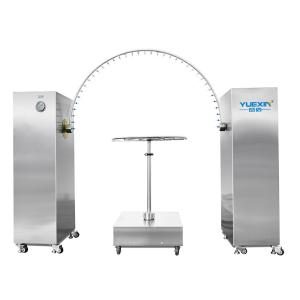 China Suitable  IPX3-4 R800 mm Oscillating Tube Rain Test Machine with Flow Sensor on sale