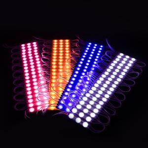 China 12v 3 Light Sign Lens 1.5W SMD 2835 sign module lamp board back injection LED Module Light on sale