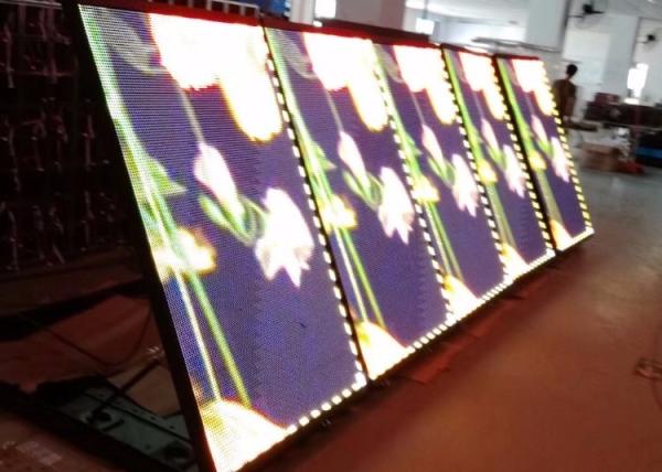 Cheap 281 Trillions P10 Full Color Led Display , Single Face Led Panel Screen for sale