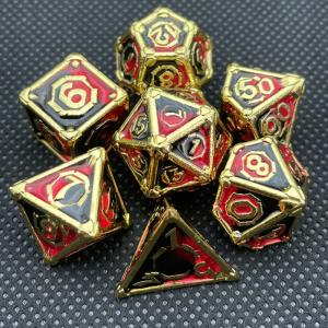Best Desktop Game Metal Multi Face RPG Dice Set Dnd Coc Multiple Colour wholesale
