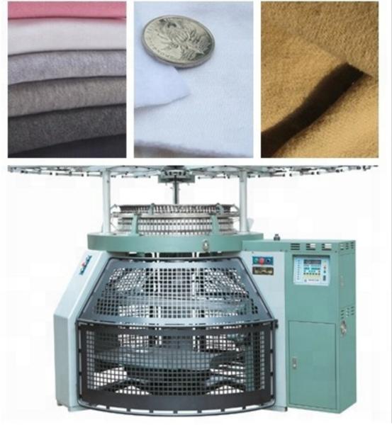 Durable Single Jersey Circular Knitting Machine , High Speed Circular Pile