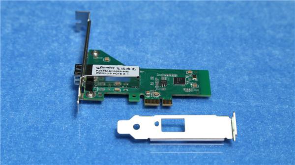 Cheap 1000Mbps Intel I210 Chipset Single Port Fiber Optic Network Interface Card PCIE Interface SFP Slot Network Adapter for sale