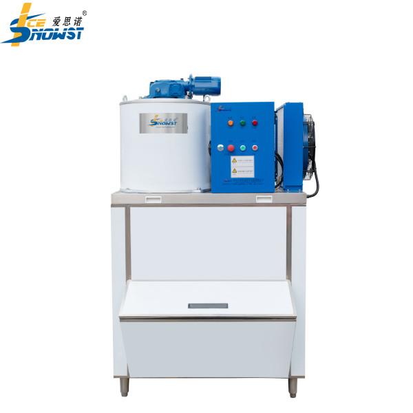 Cheap OEM Industrial Freshwater Flake Ice Machine With Ice Bin for sale