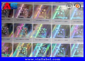 Best Custom Scratch 3D Holographic Sticker QR Code Label Printing And Color Variable wholesale