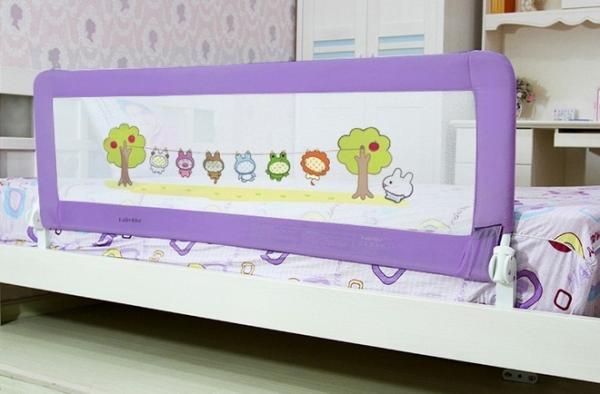 Cheap Pink Replacement Safety Bed Rails With Woven Net Flat / Embedded Type for sale