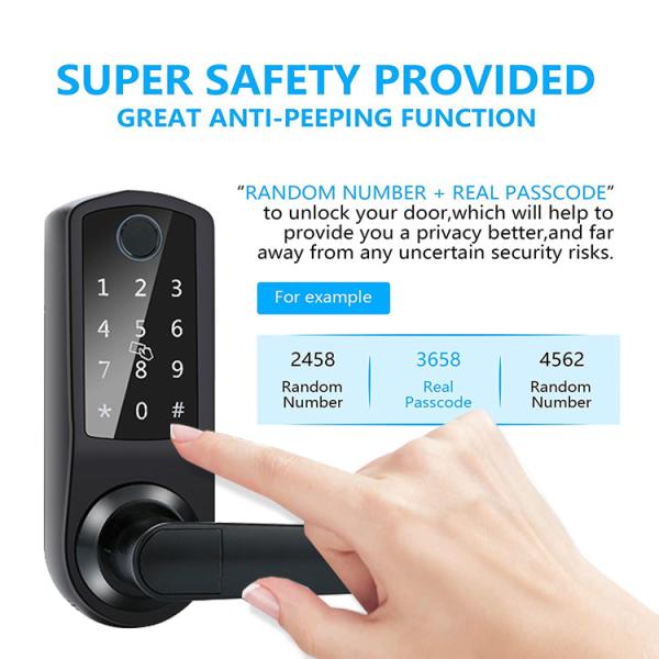 Cheap Fingerprint Electronic Keypad Main Door Lock Digital Lock App for sale