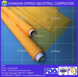 China 250 Mesh Count(100T) Silk Screen Printing Mesh Fabric/Polyester Screen Printing Mesh on sale