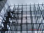 Q345B-Big Span Prefabricated H Type Metal Frame Structure For Gymnasium Project