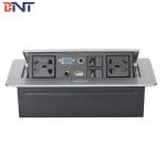 No MOQ Oval Button Desktop Pop Up Power Data Socket Within 3-7 Days For Delivery