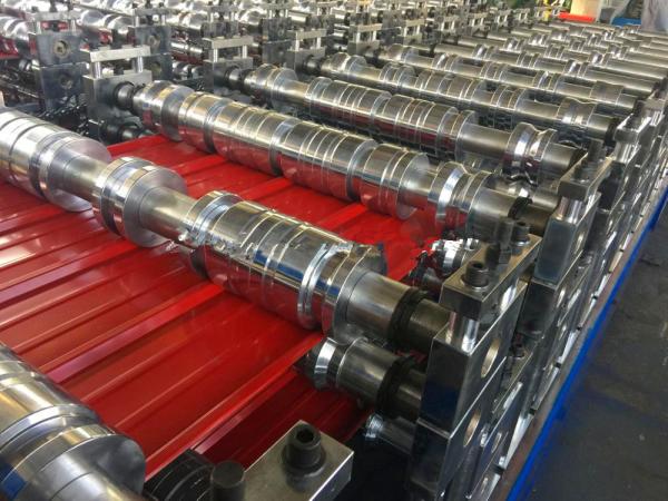 Cheap Steel Sheet Double Layer Roll Forming Machine With Water Cooling System for sale
