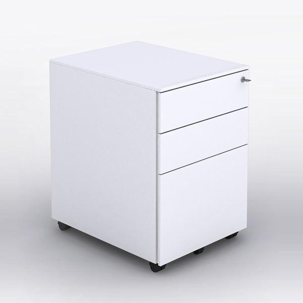 Cheap Scratch Resistant  Mobile Box File Drawer Pedestal 3 Drawer Width 390mm for sale