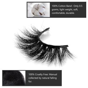 China Long Thick 35mm Natural Mink Eyelashes With Extension Tweezers on sale
