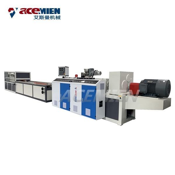 Cheap PP PE Grape Shelf Stools Pavilion Production Line , WPC Extrusion Machine for sale