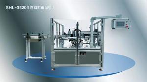 China Auto Double Sleeve Flat Box Labeling Machine Diagonal With Printer Detection on sale