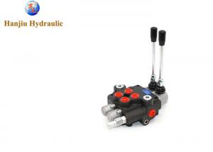 China Galtech Q75 2 Banks Hydraulic Monoblock Valve 1/2 3/4 Ports Double Acting Spools on sale