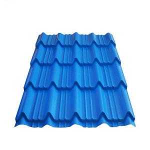 China Zinc Galvanized PPGL Roofing Sheet Corrugated Plate 1250mm For Prefab House on sale