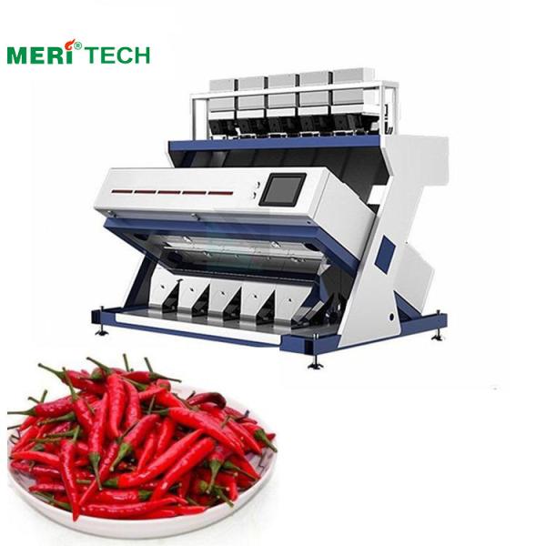 Cheap Customize Dry Red Pepper Sorting Machine 5400 Pixel CCD Sensor for sale