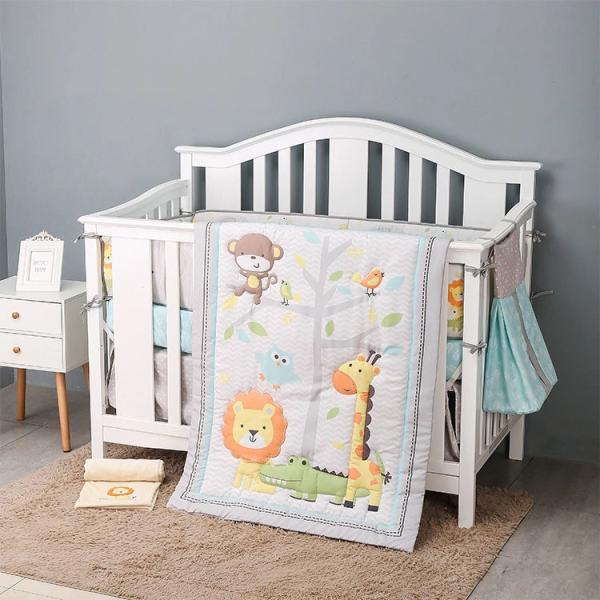 Cheap Comfortable and Breathable Baby Duvet Bedding Sets Collections for Girl's Nursery for sale