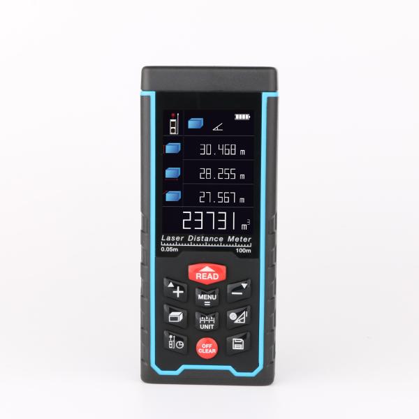 Cheap 100m Large Color LCD Display Digital Laser Distance Meter for sale