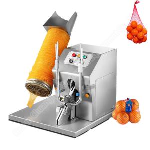 China Semi-Automatic Potatoes Mesh Bag Packing Machine Net Bag Onion Packing Machine Net Bag  Lime Orange Garlic Tying Machine on sale
