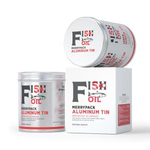 Best Tight Seal Fish Oil 500ml Aluminum Food Cans 80*100mm wholesale