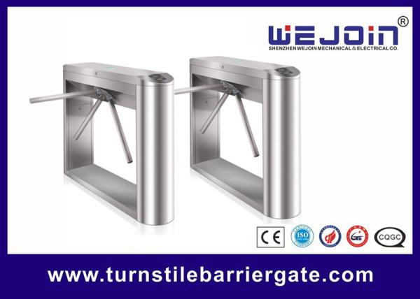 Entrance Exit Fast Speed Turnstile Barrier Gate With QR Code Bar Code RFID
