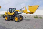 Mining EU2 Small Wheel Loaders , Mechanical Joystick Articulated Front Loader