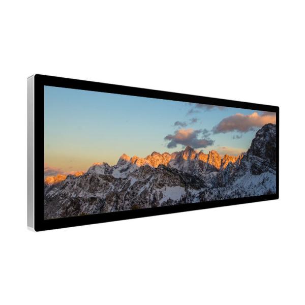 Cheap Easy Connection Stretched Bar Lcd Display For Supermarket 1920x540 Max Resolution for sale