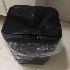 Durable Automatic Lid Garbage Can , Fast Acting Touchless Rubbish Bin