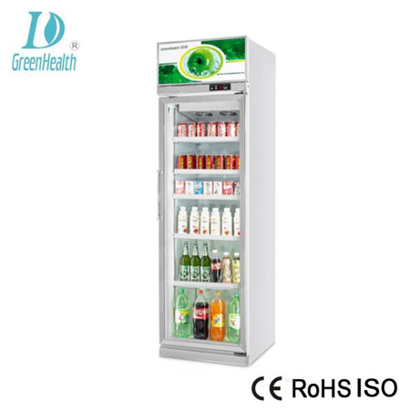 Cheap CCC Commercial Upright Freezer 360L Vertical Display Fridge Cooler For Beer And Drinks for sale